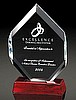 Hexagonal Gem Award (12"x6"x2 1/2")